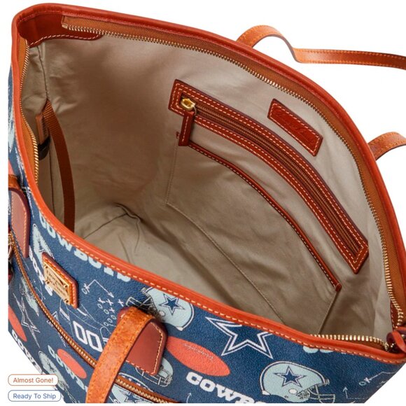 Dooney & Bourke Dallas Cowboys Large Tote Bag - NWT - Picture 3 of 7